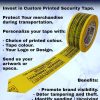 Yellow Printed tape
